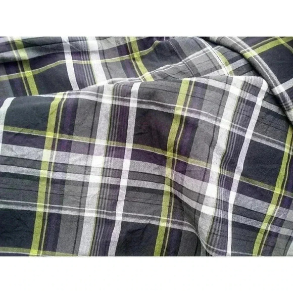 Columbia Mens Button Down Shirt Multicolor Plaid Long Sleeve Pocket L - Picture 6 of 6